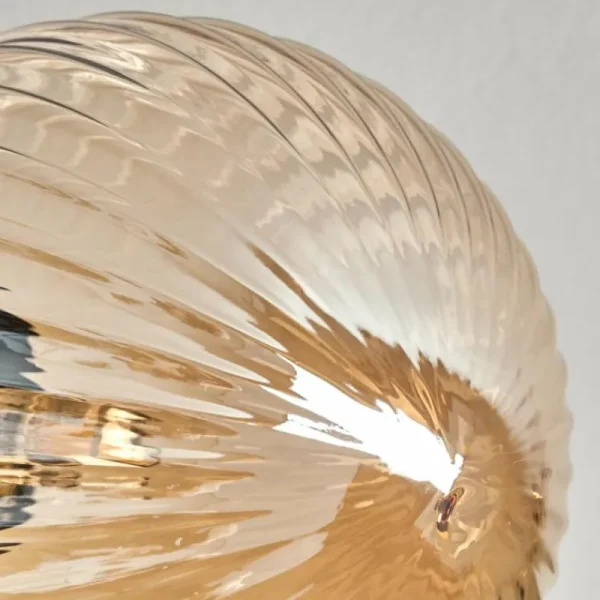 hofstein Plafonnier Chehalis Ambre, 6 lumières* Lampes En Verre