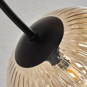 hofstein Plafonnier Chehalis Ambre, 6 lumières* Lampes En Verre