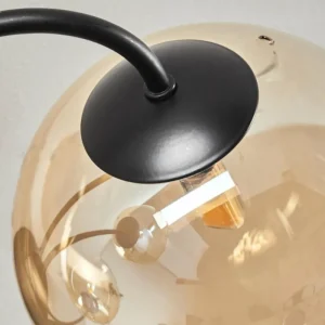 hofstein Plafonnier Chehalis Ambre, Clair, 6 lumières* Lampes En Verre