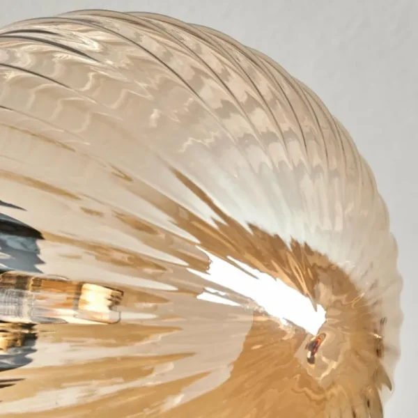 hofstein Plafonnier Chehalis Ambre, Clair, Fumé, 6 lumières* Lampes Modernes