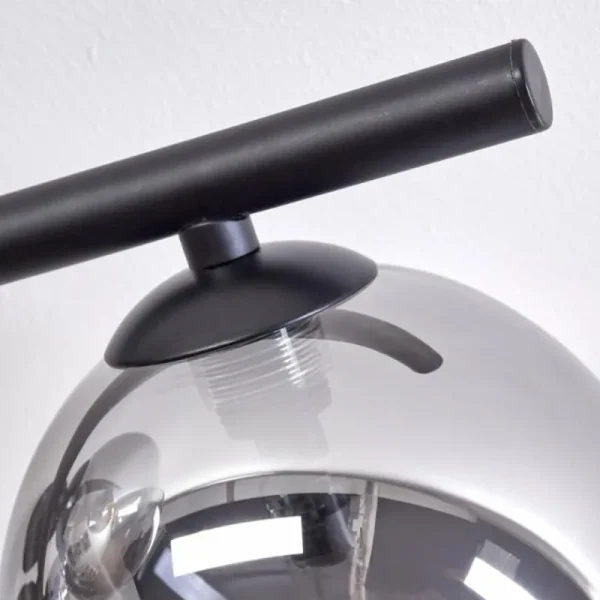 hofstein Plafonnier Chehalis Clair, Fumé, 5 lumières* Lampes Modernes