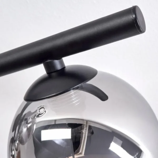 hofstein Plafonnier Chehalis Clair, Fumé, 5 lumières* Lampes Modernes