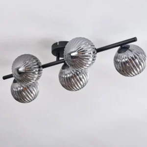 hofstein Plafonnier Chehalis Fumé, 5 lumières* Lampes Modernes