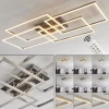 hofstein Plafonnier Cheka LED Aluminium, 4 lumières, Télécommandes* Lampes Modernes