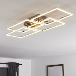 hofstein Plafonnier Cheka LED Aluminium, 4 lumières* Lampes Modernes