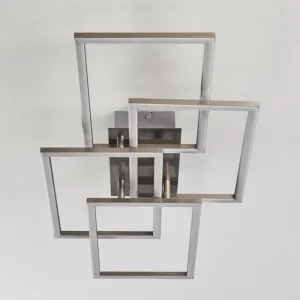 hofstein Plafonnier Cheka LED Aluminium, 4 lumières* Lampes Modernes