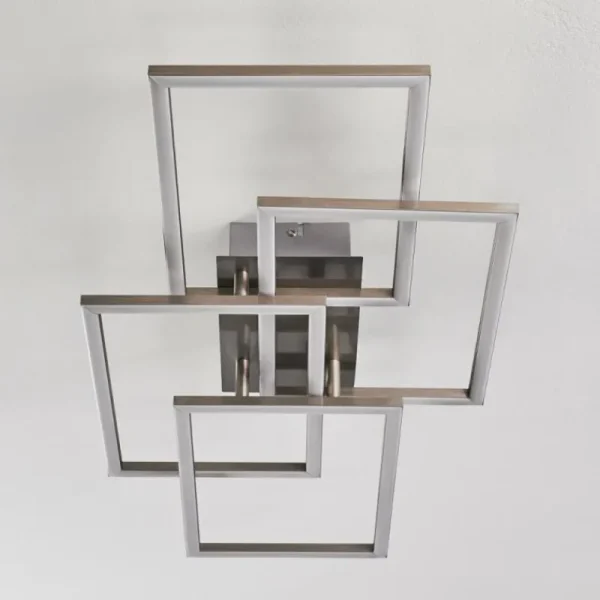 hofstein Plafonnier Cheka LED Aluminium, 4 lumières* Lampes Modernes