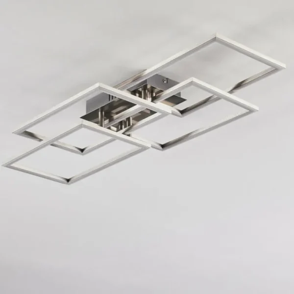 hofstein Plafonnier Cheka LED Aluminium, 4 lumières* Lampes Modernes