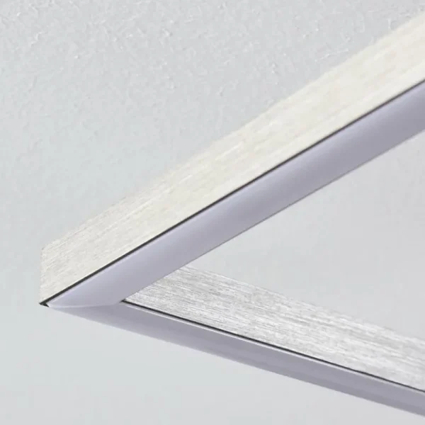 hofstein Plafonnier Cheka LED Brun, Nickel mat, 2 lumières, Télécommandes* Lampes Modernes