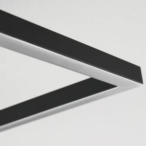 hofstein Plafonnier Cheka LED Noir, 2 lumières, Télécommandes* Lampes Modernes