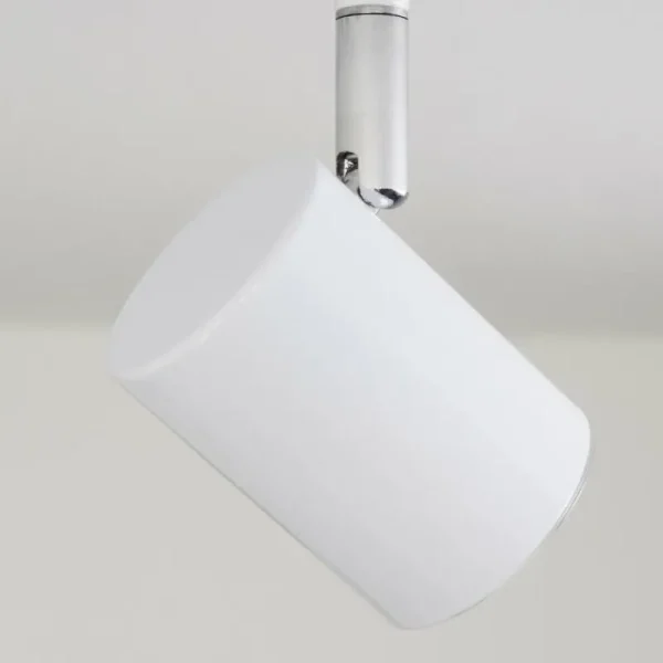 hofstein Plafonnier Chennai LED Chrome, Blanc, 2 lumières* Lampes Modernes