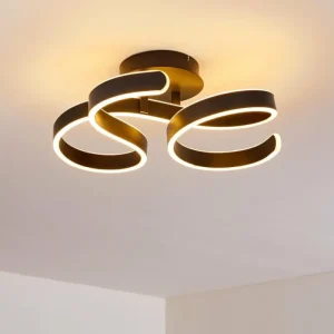 hofstein Plafonnier Chippewa LED Noir, 1 lumière* Lampes Modernes