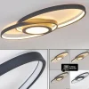 hofstein Plafonnier Chunky LED Gris, 1 lumière* Lampes Modernes
