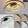 hofstein Plafonnier Chute LED Noir, 1 lumière* Lampes Modernes
