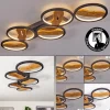 hofstein Plafonnier Cornol LED Écru, Noir, 1 lumière* Lampes Modernes