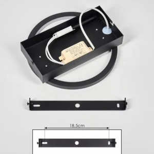 hofstein Plafonnier Cornol LED Écru, Noir, 1 lumière* Lampes Modernes