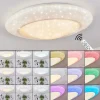 hofstein Plafonnier Cresta LED Blanc, 2 lumières, Changeur de couleurs* Lampes Modernes