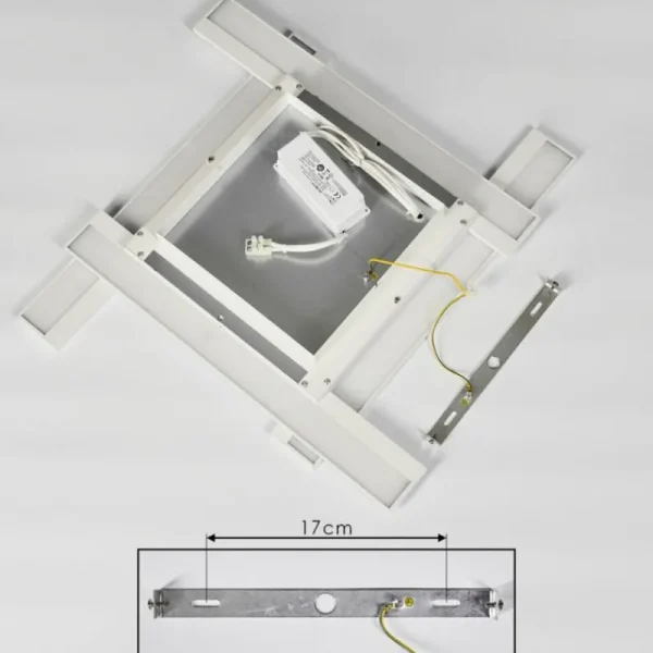hofstein Plafonnier Cuchara LED Blanc, 1 lumière* Lampes Modernes
