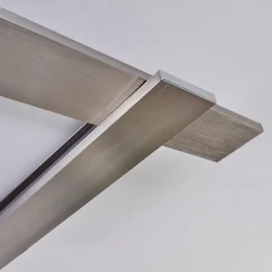 hofstein Plafonnier Cuchara LED Nickel mat, 1 lumière* Lampes Modernes