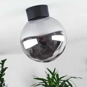 hofstein Plafonnier Cumuato Noir, 1 lumière* Lampes En Verre