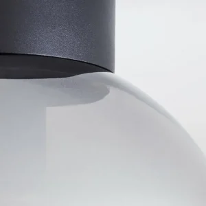 hofstein Plafonnier Cumuato Noir, 1 lumière* Lampes En Verre