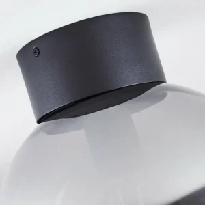 hofstein Plafonnier Cumuato Noir, 1 lumière* Lampes En Verre