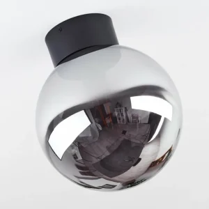hofstein Plafonnier Cumuato Noir, 1 lumière* Lampes En Verre