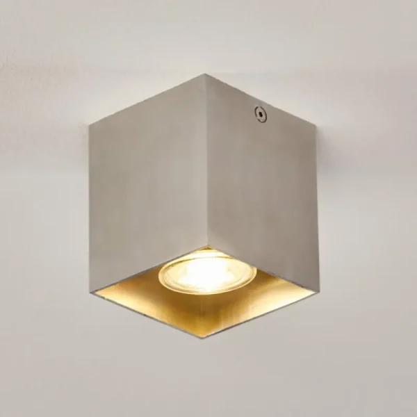 hofstein Plafonnier Curacao Argenté, 1 lumière* Lampes Modernes