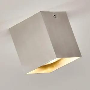 hofstein Plafonnier Curacao Argenté, 1 lumière* Lampes Modernes