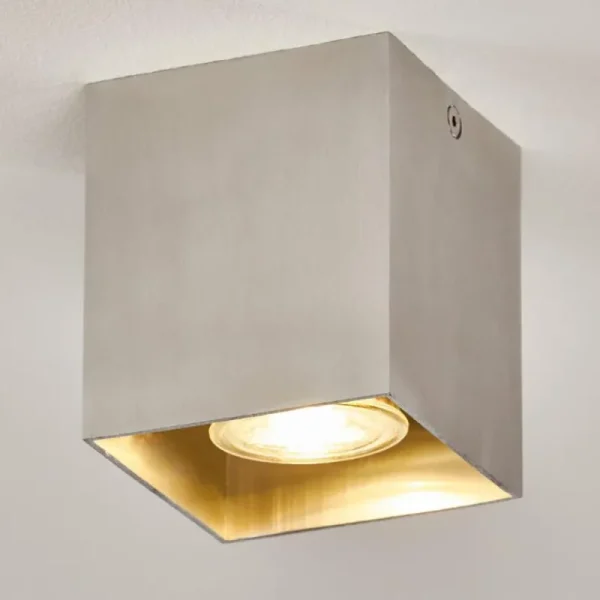 hofstein Plafonnier Curacao Argenté, 1 lumière* Lampes Modernes