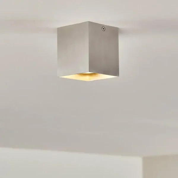 hofstein Plafonnier Curacao Argenté, 1 lumière* Lampes Modernes