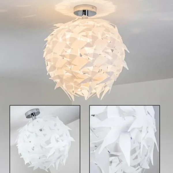 hofstein Plafonnier Dokkas Chrome, 1 lumière* Lampes Modernes