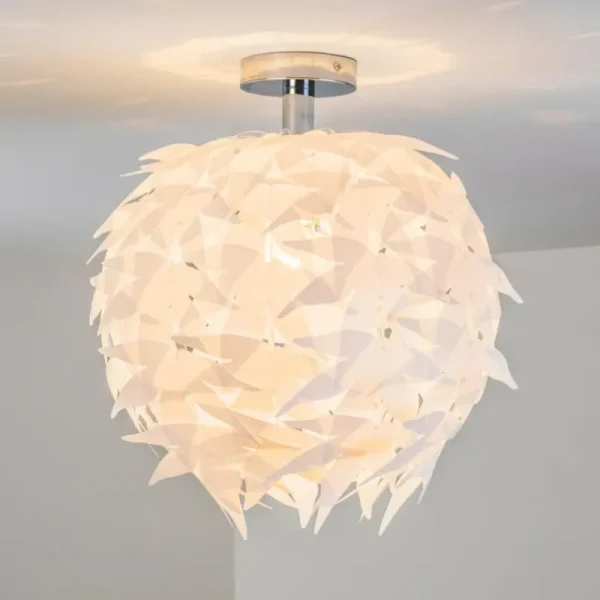 hofstein Plafonnier Dokkas Chrome, 1 lumière* Lampes Modernes