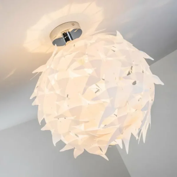 hofstein Plafonnier Dokkas Chrome, 1 lumière* Lampes Modernes