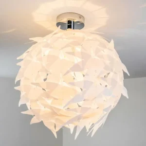 hofstein Plafonnier Dokkas Chrome, 1 lumière* Lampes Modernes