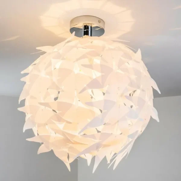 hofstein Plafonnier Dokkas Chrome, 1 lumière* Lampes Modernes
