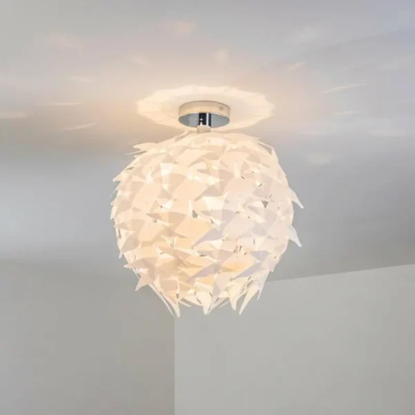 hofstein Plafonnier Dokkas Chrome, 1 lumière* Lampes Modernes