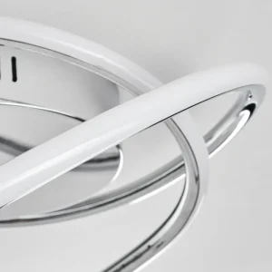 hofstein Plafonnier Donebas LED Chrome, 1 lumière* Lampes Modernes