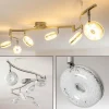 hofstein Plafonnier Donot LED Nickel mat, 6 lumières* Lampes Modernes