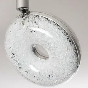 hofstein Plafonnier Donot LED Nickel mat, 6 lumières* Lampes Modernes
