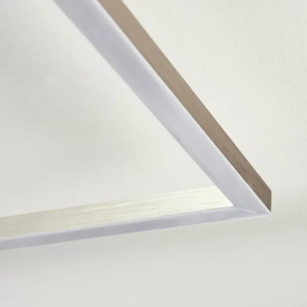 hofstein Plafonnier Doyon LED Nickel mat, 1 lumière* Lampes Modernes