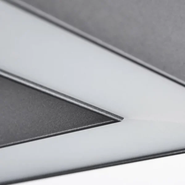 hofstein Plafonnier Dubuisson LED Anthracite, 1 lumière, Télécommandes* Lampes Modernes