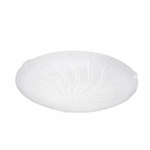 Luminaires Eglo Plafonnier Eglo MARGITTA 1 LED Blanc, 1 lumière* Lampes En Verre