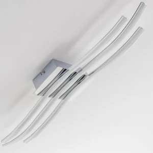 hofstein Plafonnier Eglo Roncade LED Chrome, 3 lumières* Lampes Modernes
