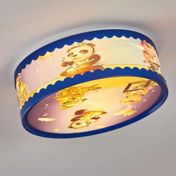 hofstein Plafonnier Erie Bleu, Multicolore, 2 lumières* Lampes Modernes