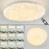 hofstein Plafonnier Esgos LED Blanc, 1 lumière, Télécommandes* Lampes Modernes