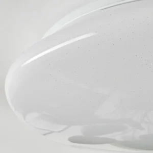 hofstein Plafonnier Esgos LED Blanc, 1 lumière, Télécommandes* Lampes Modernes