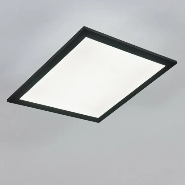 hofstein Plafonnier Essaouira LED Noir, 1 lumière, Télécommandes* Lampes Modernes