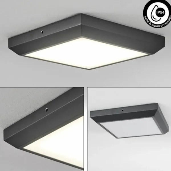 hofstein plafonnier extérieur Alkmaar LED Anthracite, 1 lumière* Lampes Modernes