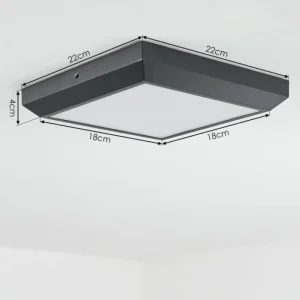 hofstein plafonnier extérieur Alkmaar LED Anthracite, 1 lumière* Lampes Modernes